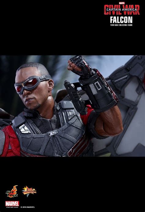 Falcon Civil War Mms Marvel Movie Masterpiece Reihe Hot Toys Th Scale Figur