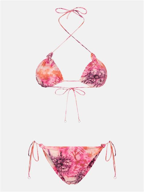 F K Ethnic Knot Triangle Bikini Women S Costumes Nencini Sport