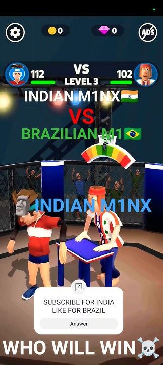 Indian🇮🇳 M1nx Vs Brazilian 🇧🇷 M1 Trending New M1nx Youtube