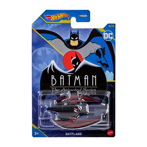 Игрушечная машинка Hot Wheels коллекция Бэтмен Batplane самолет масштаб металлическая