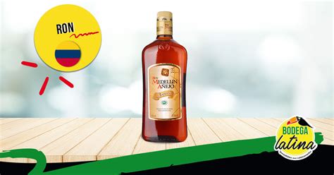Ron Medellin Añejo 3 Años 1000ml Bodega Latina