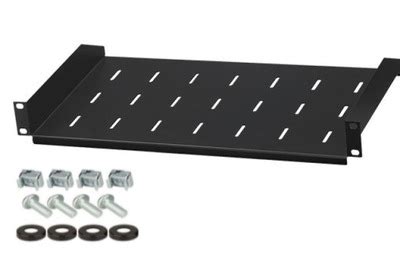 Półka Rack 19" 1U 170mm do Szaf Serwerowych CZARNA - 13584413991 ...