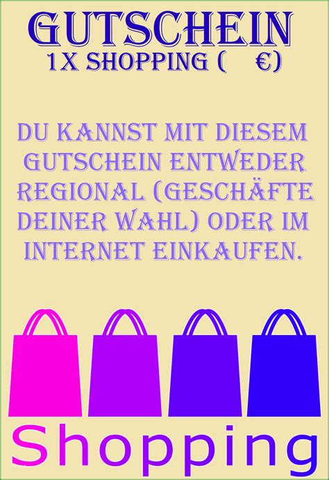 Shopping Gutschein Vorlage: 22 Empfehlungen Sie Müssen Es Heute