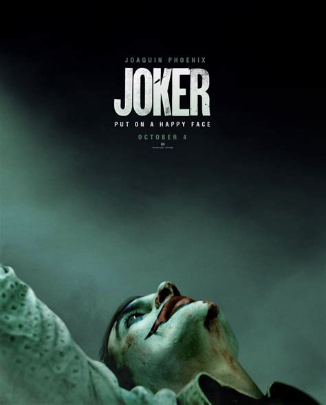 The First Official Poster For Todd Phillips And Joaquin Phoenixs Joker