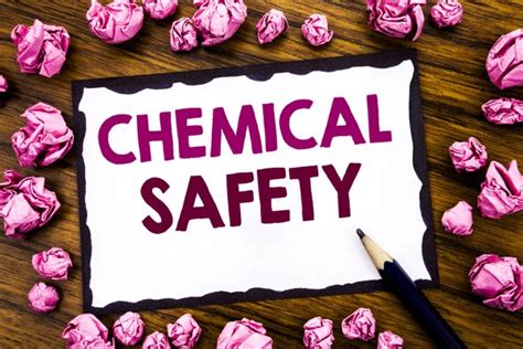 Hand Writing Text Caption Inspiration Showing Chemical Safety Business