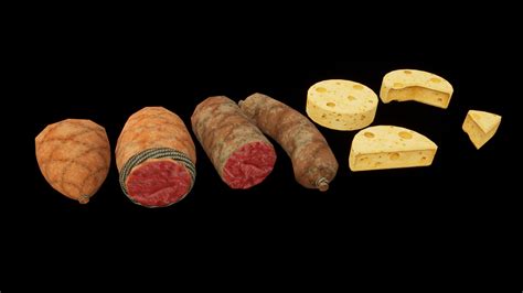 在道具创建的rpg Food Props Kit 虚幻引擎商城