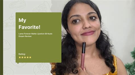 Lakme Forever Matte 08 Nude Dream Super Affordable Lipstick With Stunning Results