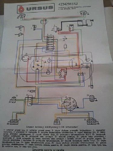 Instalacja C330 kpl alternator ORYGINAŁ URSUS 7272224783