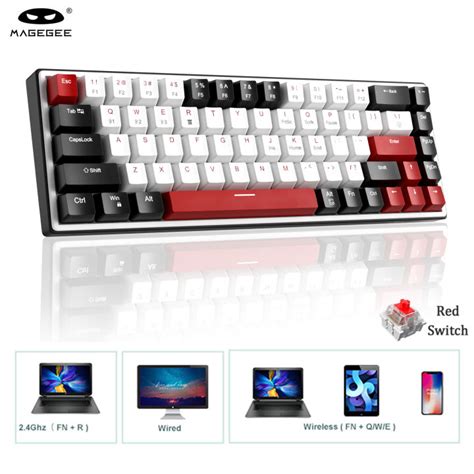 Cod Magegee G Wireless Mechanical Gaming Keyboard Keys Hot Swappable Compact Rgb