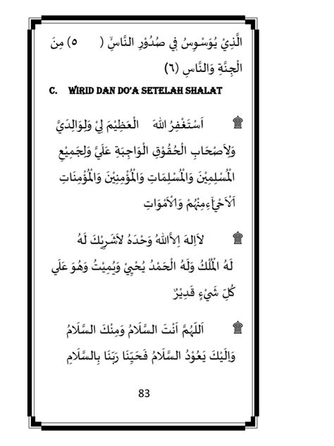 Dzikir Dan Doa Setelah Sholat Pdf