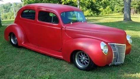 Ford Deluxe Sedan Resto Mod Full Custom Slammed Lowered Street Rod Hot Rod For Sale
