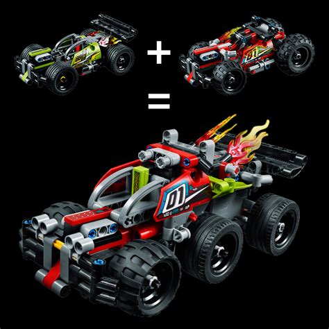 Lego Technic 42072 Och 42073 Kraschkross