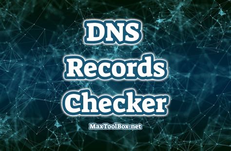 DNS 레코드 검사기: 몇 초 만에 도메인 분석 | MaxToolBox.net