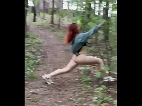 Redheaded Beauty RitaFox Walks In The Woods And Shows Her Privates XVIDEOS