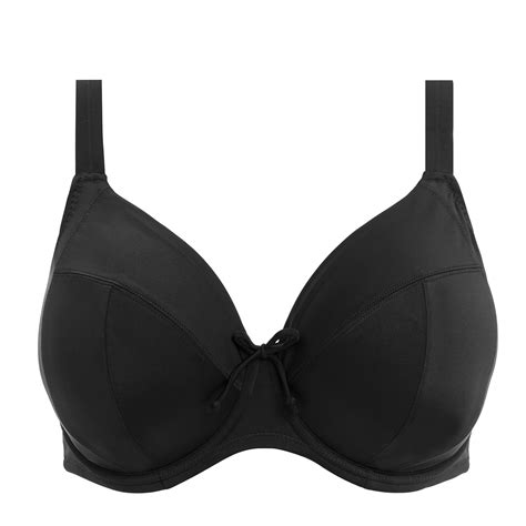 Plain Sailing Bikini Bh Plunge Black från Elomi Swim Kvinnligt Under