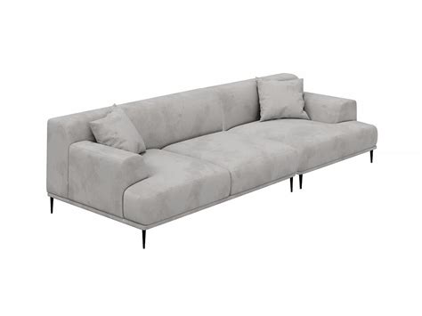 Диван на металлических ножках серый Portofino - купить за 135000 руб в ...