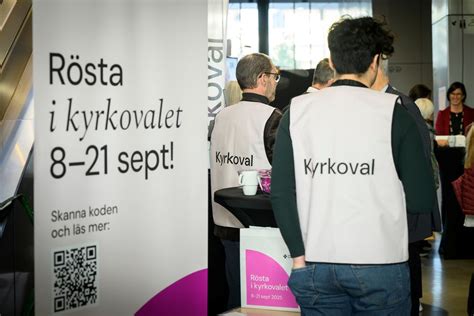 Sex månader kvar till kyrkovalet 14 000 platser ska tillsättas Svenska kyrkan