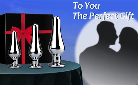 Amazon Anal Butt Plug Trainer Kit Pcs Stainless Metal Butt Plug Kit Prostate Massage Sex