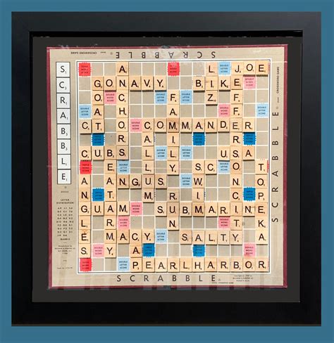 Deluxe Personalized Scrabble Wall Art Etsy