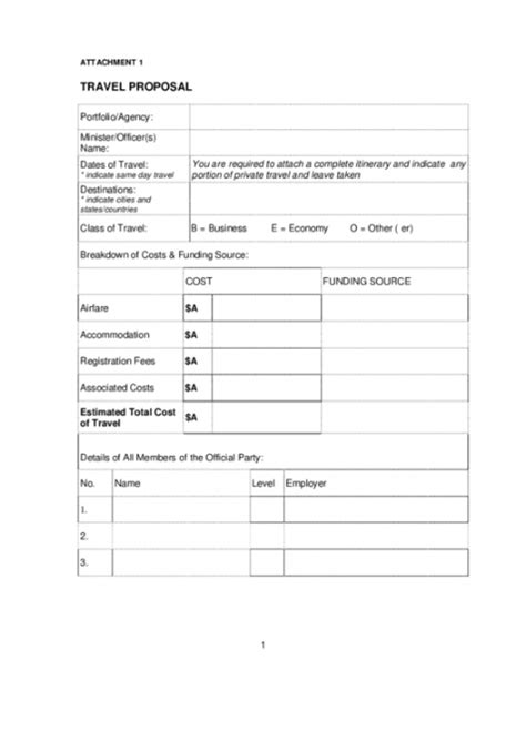 Art Class Proposal Template