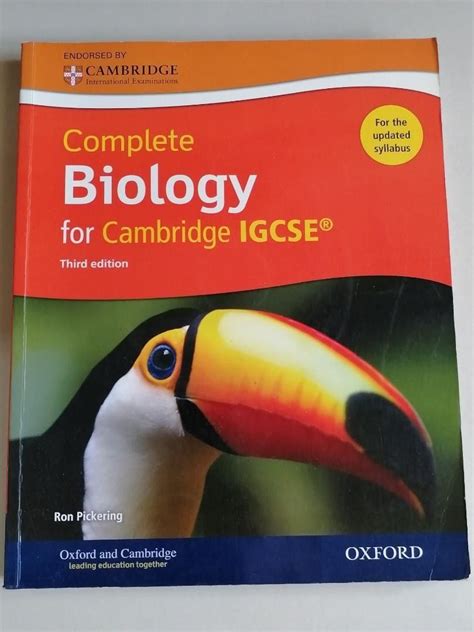 Oxford Complete Biology For Cambridge Igcse Ron Pickering Rd