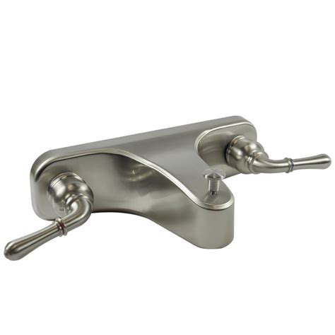 DANCO Lever-Style Mobile Home Center-Set Tub/Shower Faucet, Brushed ...