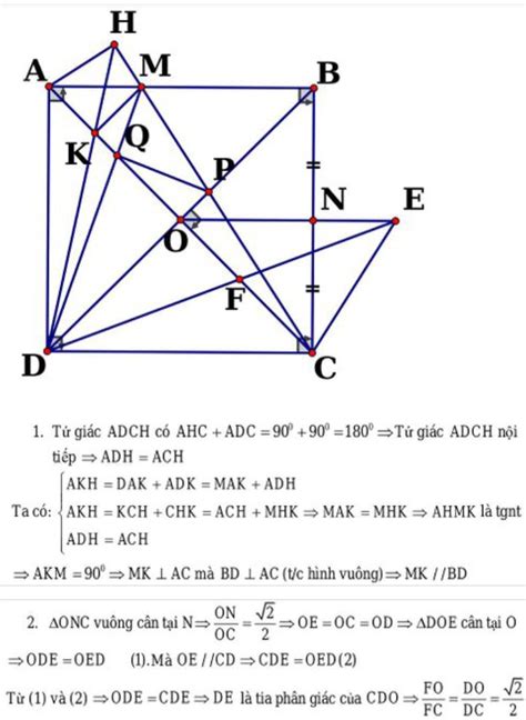 Cho H Nh Vu Ng Abcd C Nh A G I O L Giao I M Hai Ng Ch O Ac V Bd