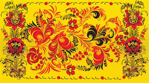 Tekstura, Texture, Tlo, Grafika 021 Ornament, Czerwony, Zolty - Tapety ...