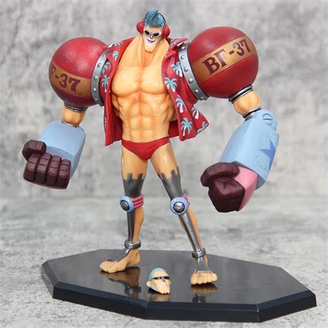 18CM One Piece Franky Action Figure Toys Anime Figuras Manga GK