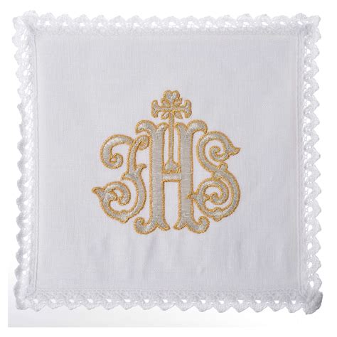 Altar Linens Set 100 Linen Decorated With Ihs Online Sales On