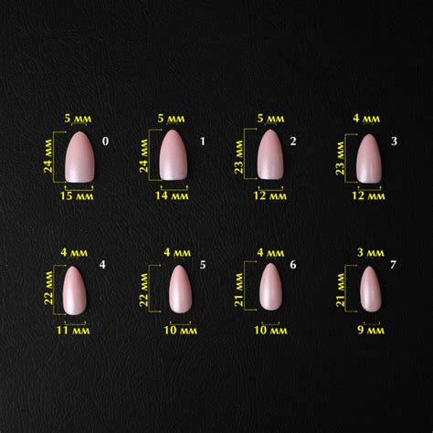 Komilfo SoFast Nail Forms Nude Almond 300 шт Komilfo ua