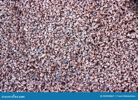 Seamless Texture Of Hardened Rubber Crumb For Coating Stock Image