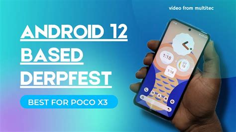 Andriod Based Derpfest Best For Poco X Youtube