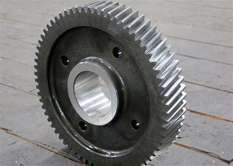 SAE 4320 10 Module Helical Cut Gears Industrial Transmission Gears