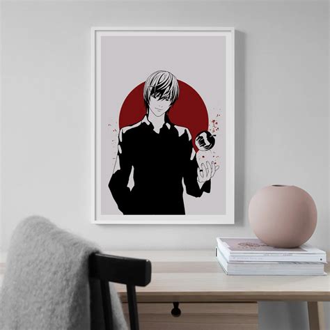 Постеры и принты на холсте в стиле аниме с надписью «Death Note ...