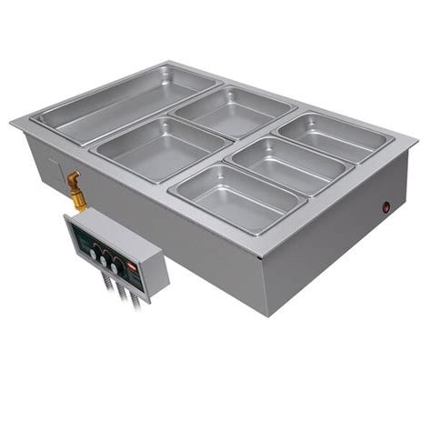 Hatco HWBI DA Four Compartment Modular Ganged Drop In Hot Food Well With NPT Drain And