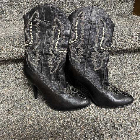 Stiletto Cowboy Boots Depop