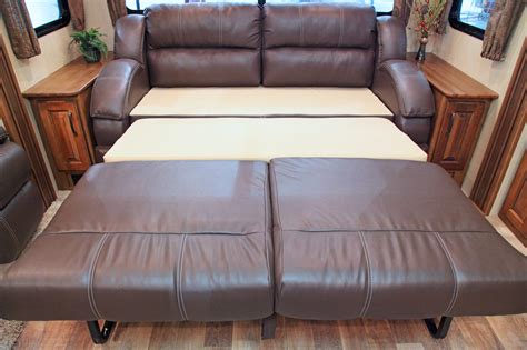 Rv Tri Fold Sleeper Sofa Bed With Built In Closet