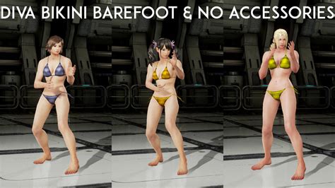 Tekken 7 Diva Bikini Barefoot And No Accessories By Miniscizor On