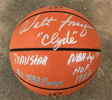 Walt Frazier Signed Basketball | Sports Memorabilia!