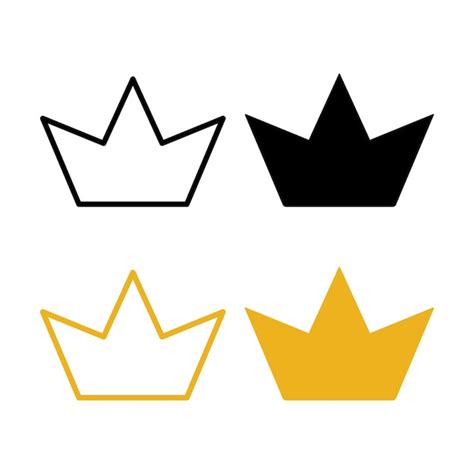 3 Point Crown Clipart White