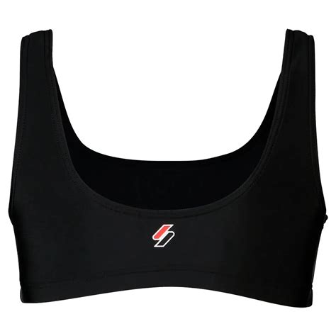Superdry Code Essential Bikini Top Black Dressinn