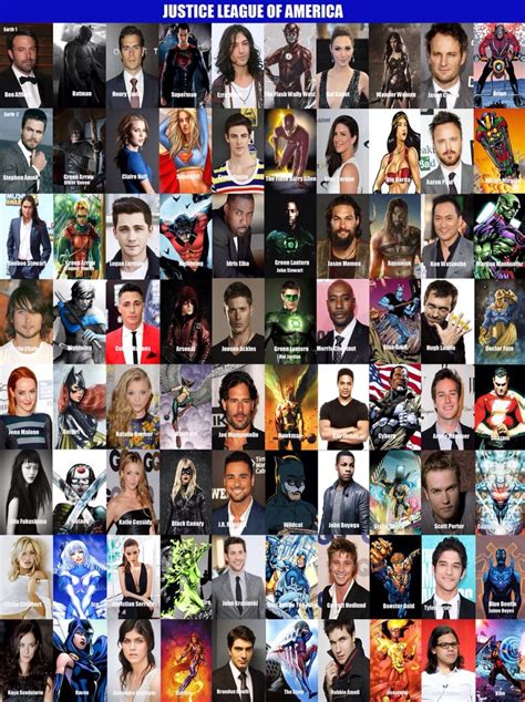 All Currently Cast Members Of The Dc Movietv Universe And Some Pretty