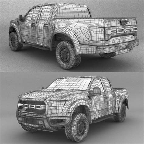 Ford Raptor 3d Model By Mehran1369