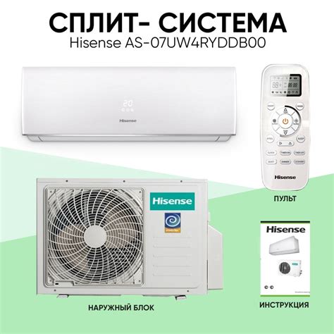 Сплит-система Hisense AS-07UW4RYDDB00 (SMART DC Inv) R32 купить в ...