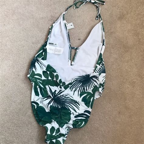 The Bikini Lab Swim Bikini Lab Green Tropical Sexy One Piece Bikini Swimsuit Poshmark