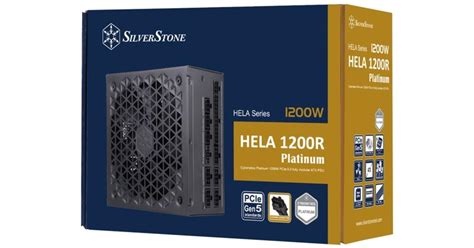 SilverStone HELA 1200R Platinum 1200W ATX 3 0 PCIE 5 0 12VHPWR 80