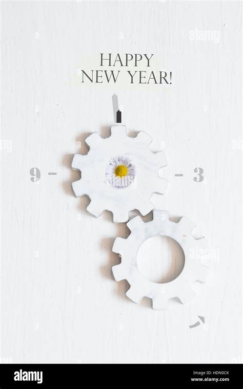 Happy New Year Card Stock Photo Alamy