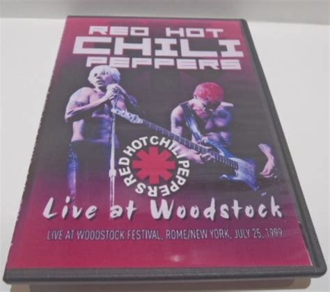 Dvd Red Hot Chili Peppers Live At Woodstock July