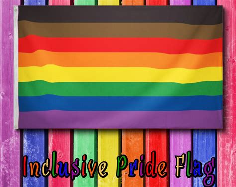 Inclusive Pride Flag, Philadelphia pride flag sold by Chris Conrad